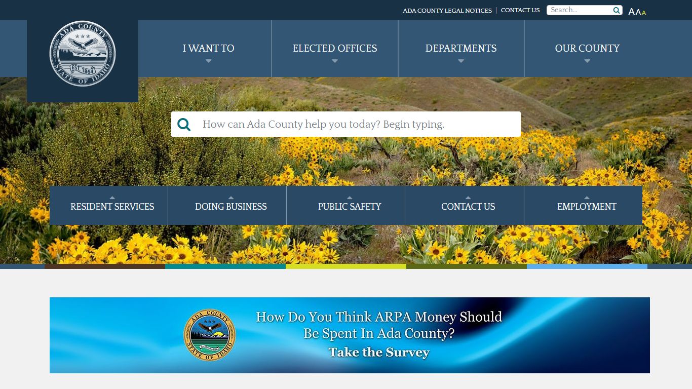 Official Ada County, Idaho Home Page